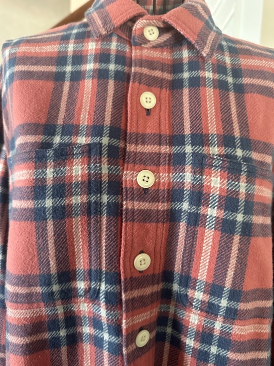 American Eagle Outfitters Tops - American Eagle Outfitters Pink and Blue Plaid Button-Up Shirt